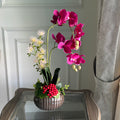Elegant Orchid & Cherry Blossom Floral Arrangement