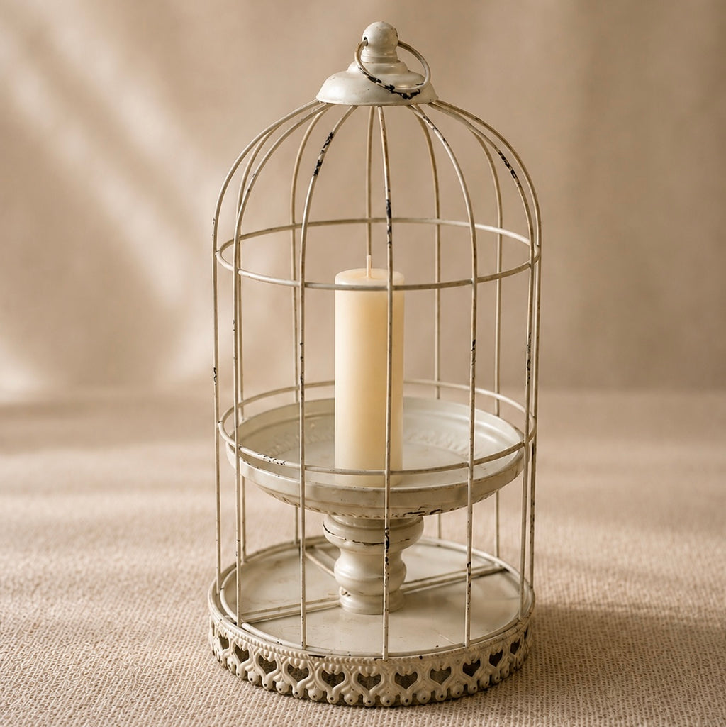 Vintage Birdcage Candle Holder