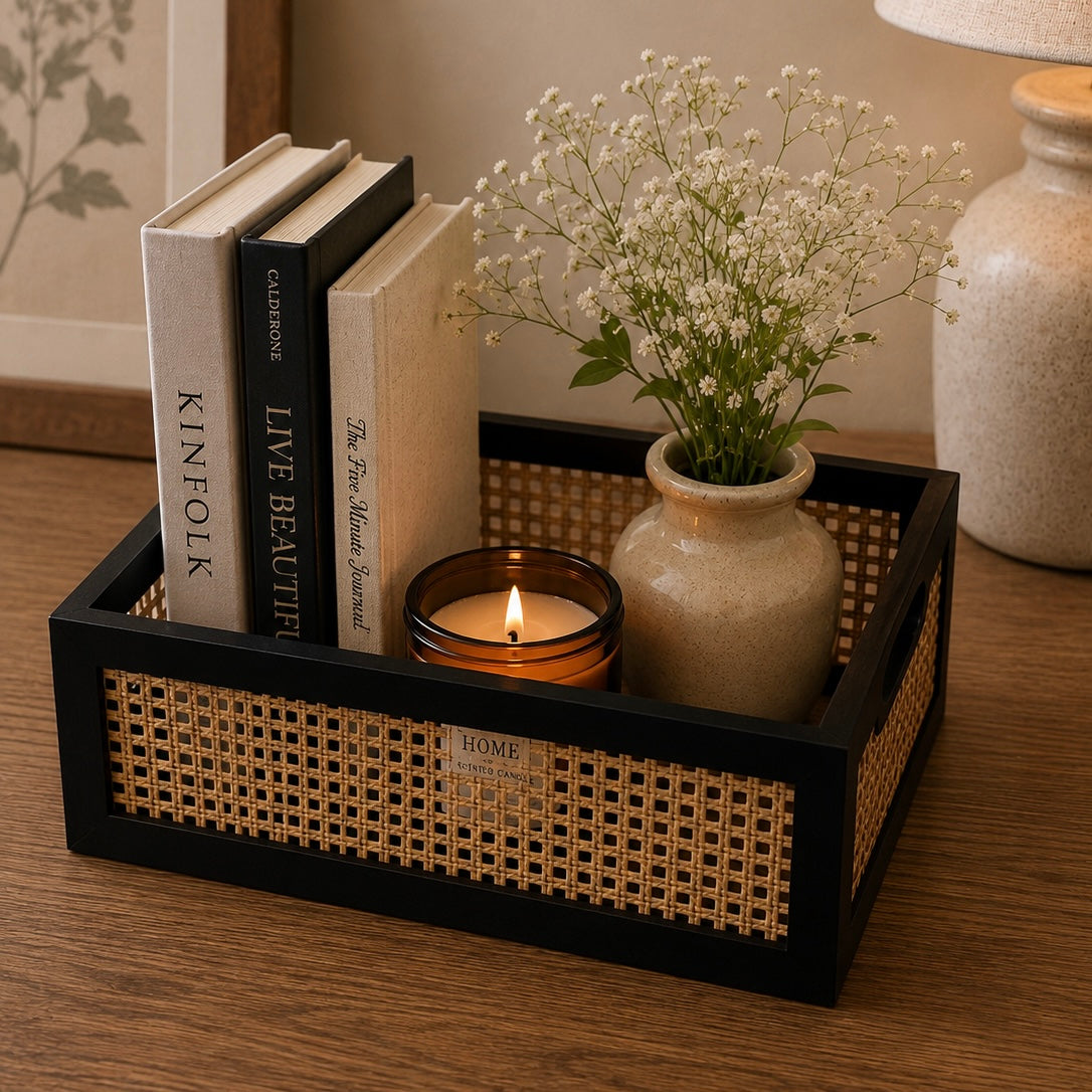 Rattan Weave Storage Basket