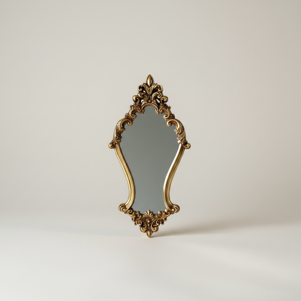 Ornate Vintage Gold Wall Mirror