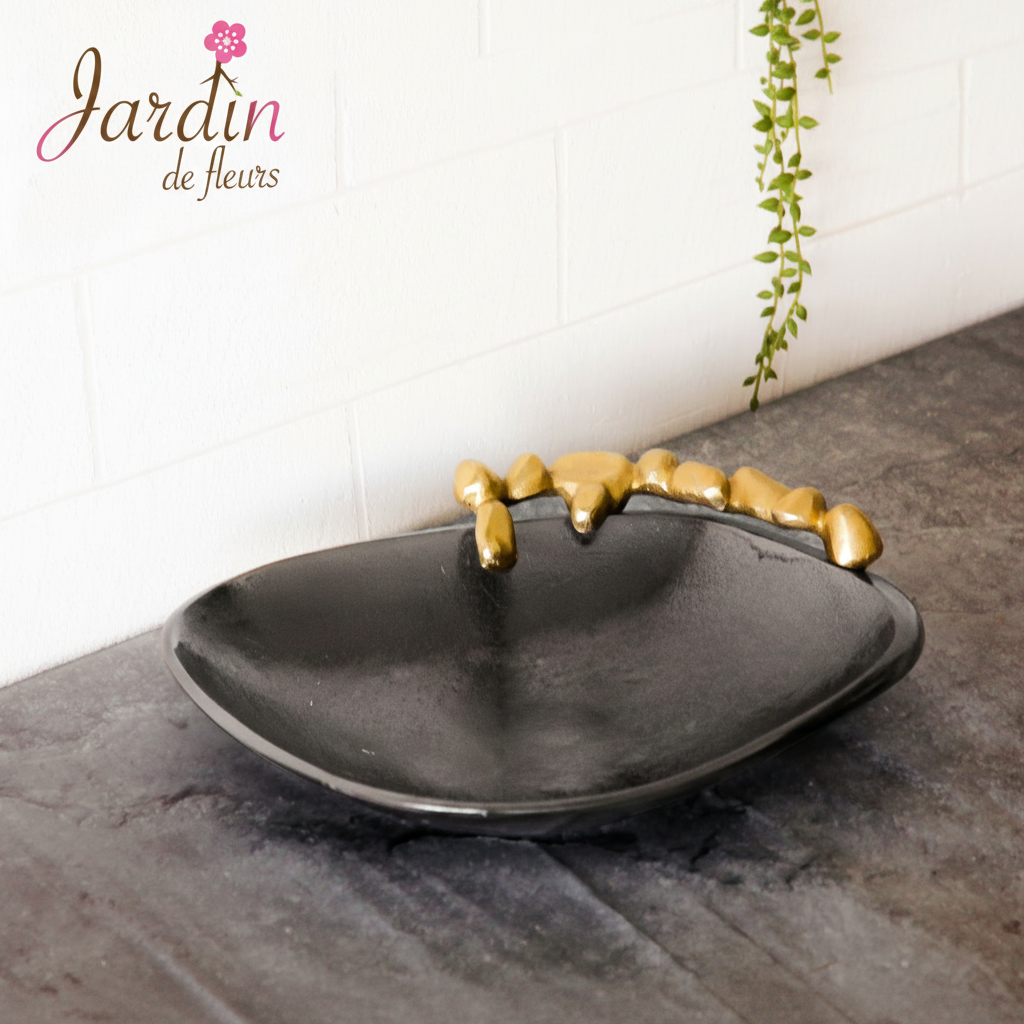 Antique Grey Decorative Aluminium Bowl