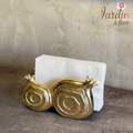 Pomegranate Aluminium Napkin Holder – Gold Finish