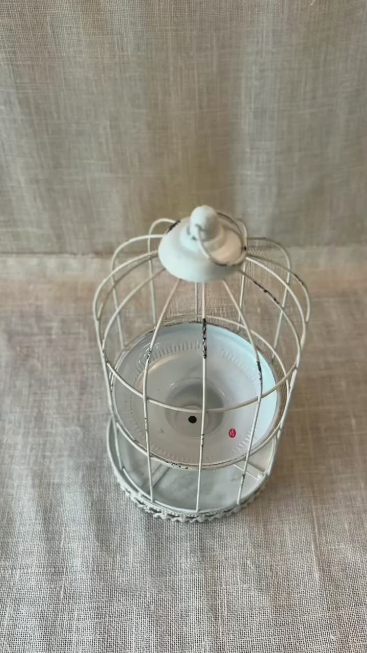 Vintage Birdcage Candle Holder